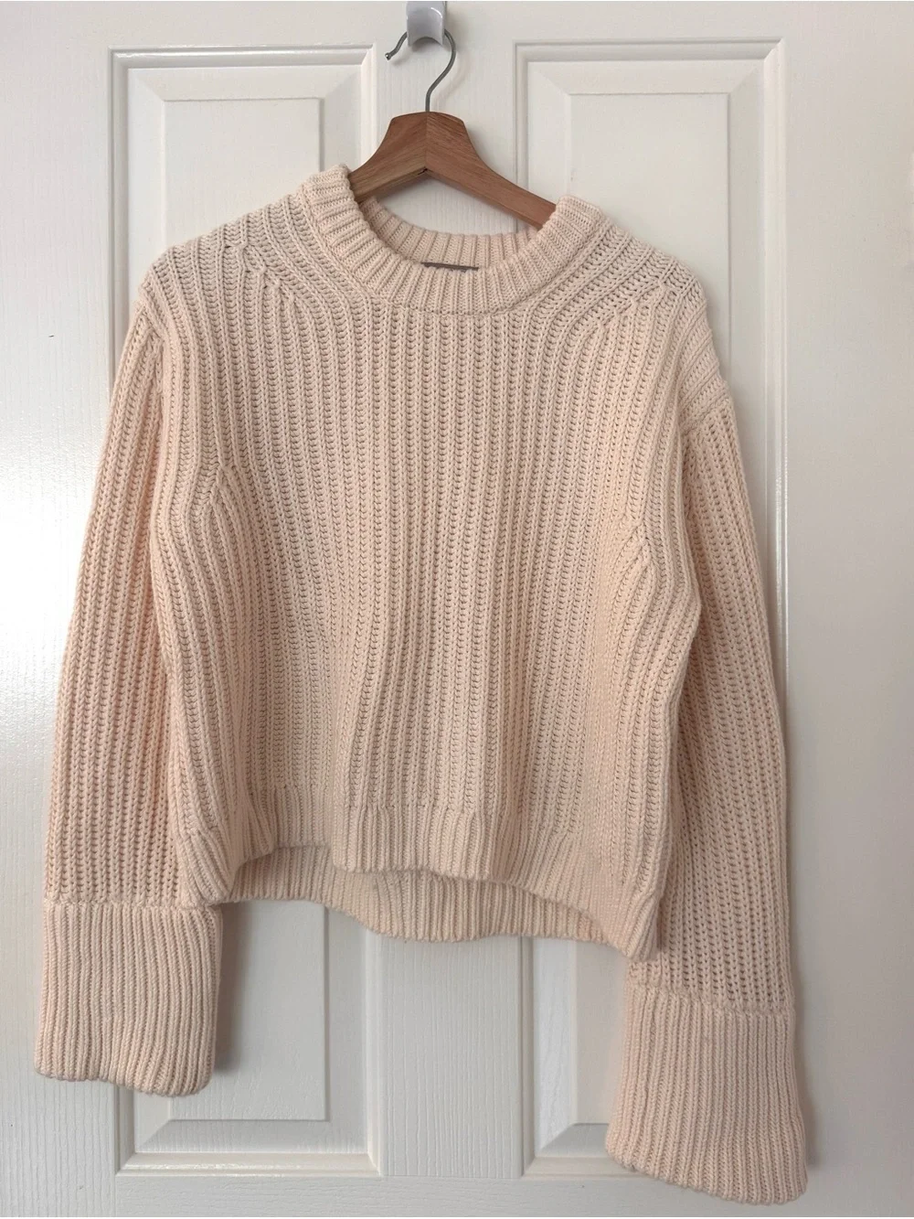 J. Crew Heritage Fisherman’s Sweater in Ivory. 100% cotton